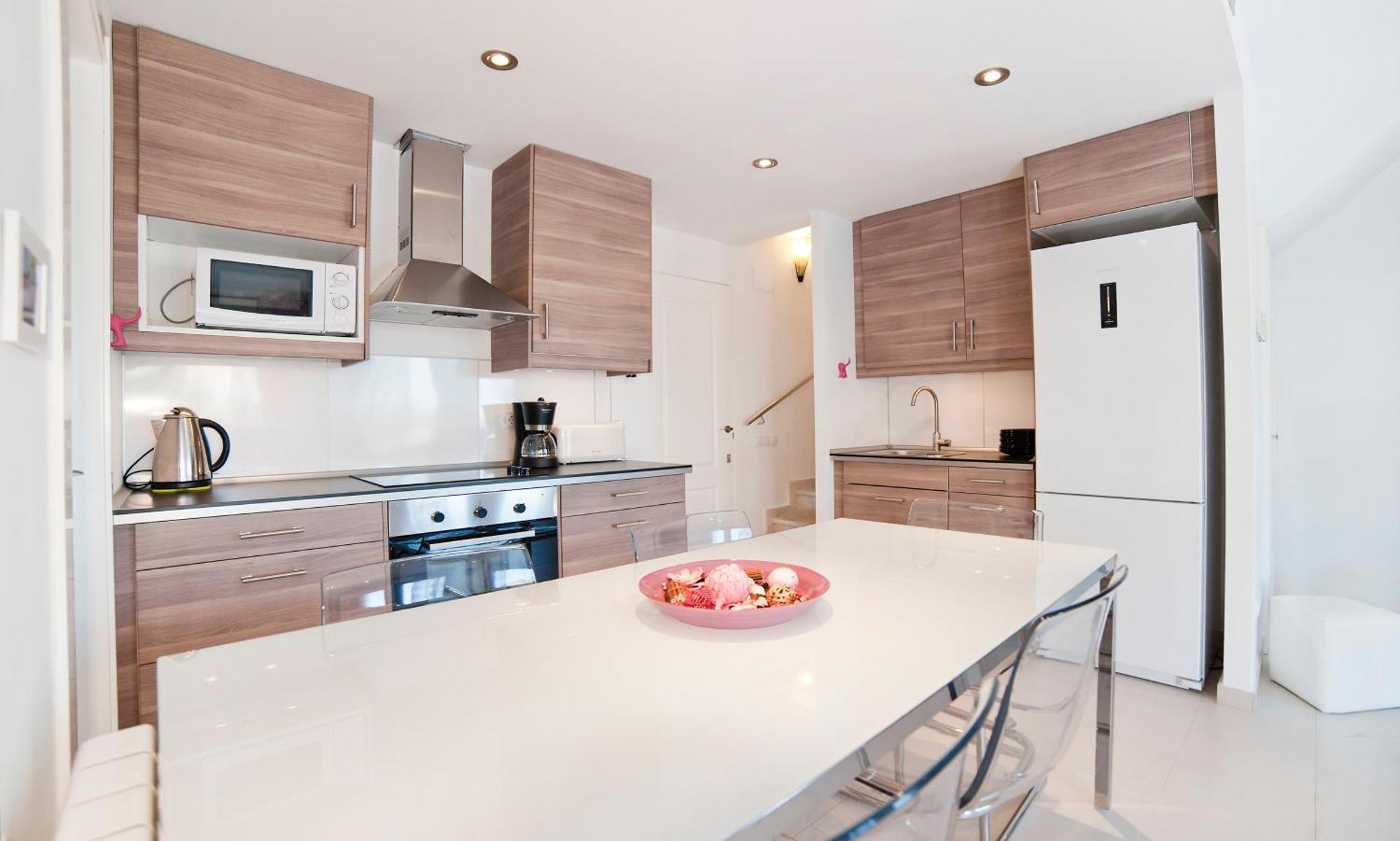 Апартаменты Duplex Moderno 3 Hab Parking, Vistas Al Mar Y Terraza Сиджес Экстерьер фото