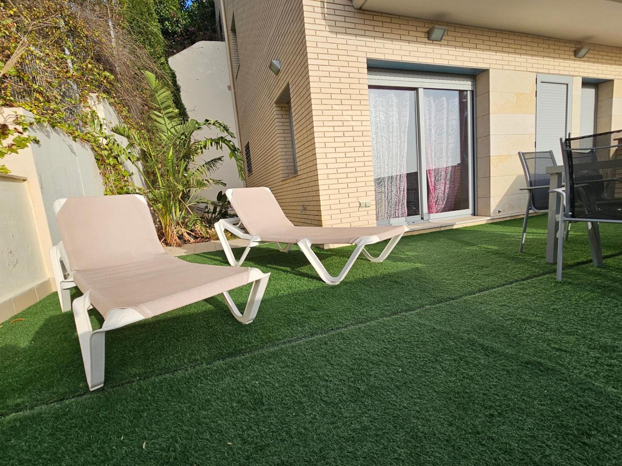 Апартаменты Duplex Moderno 3 Hab Parking, Vistas Al Mar Y Terraza Сиджес Экстерьер фото
